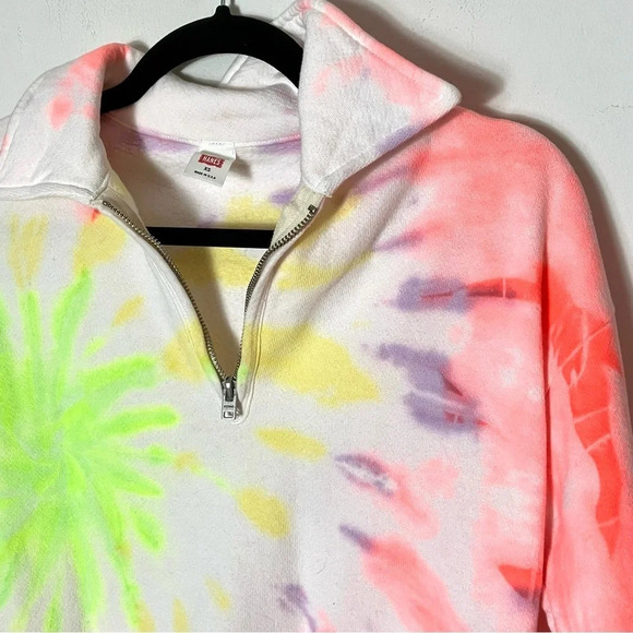 RE/DONE 70s‎ Half Zip Pullover Sweatshirt XS NWOT - Picture 6 of 8